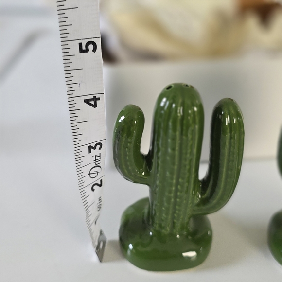 Vintage Ceramic Cactus Salt & Pepper Shakers- New - Picture 8 of 10